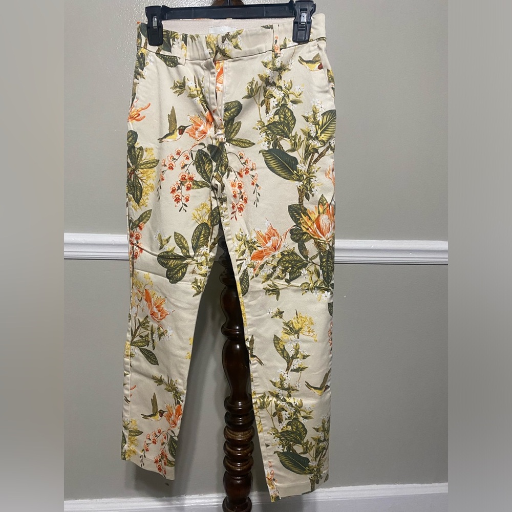 Floral H&M trousers sz 4